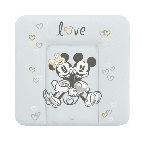 Podložka prebaľovacia mäkká na komodu (75x72) Disney Minnie & Mickey Grey