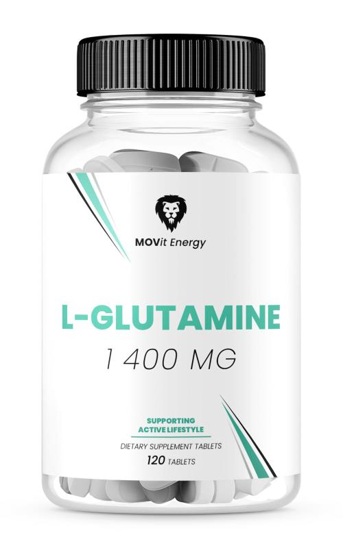 MOVit L-Glutamín 1 400 mg, 120 tabliet