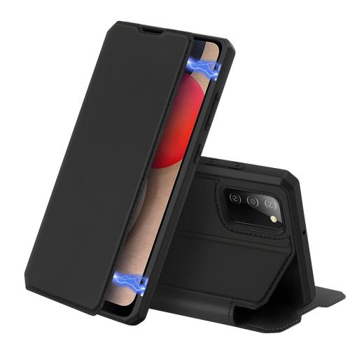 Puzdro Skin X Series pre Samsung Galaxy A02s - Čierna H10717