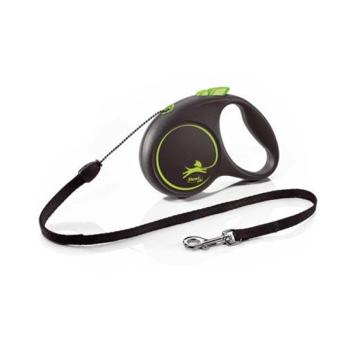 flexi Black Design S lanko 5m zelená do 12kg