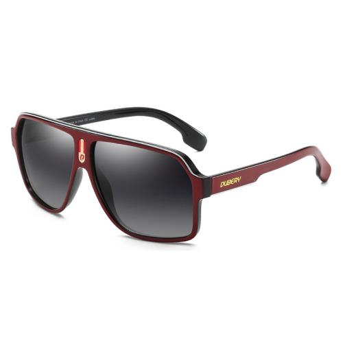 DUBERY Alpine 2 slnečné okuliare, Black Red / Gray