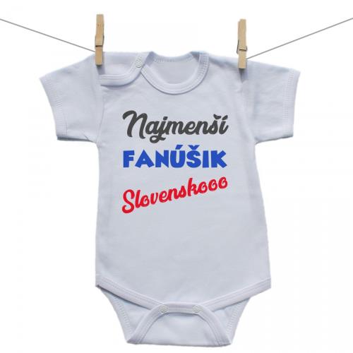 Boodyy Body s krátkym rukávom Najmenší fanúšik 74 (6-9 mesiacov) 1155-28770