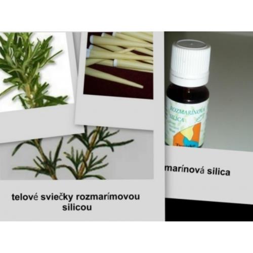 Telové sviečky rozmarínové 10ks