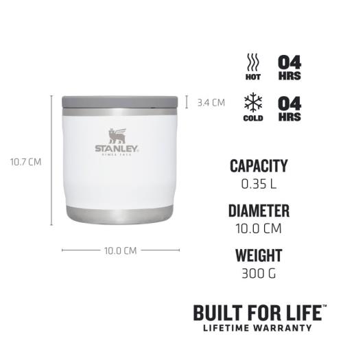 10-10837-013 STANLEY The Adventure To-Go Food Jar .35L / 12oz Polar