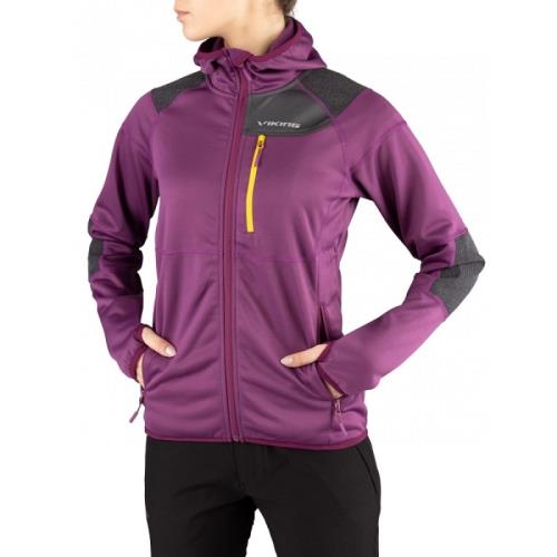 Viking Yosemite W Dámska športová bunda, čierna/fialová/žltá, veľ. XL 74371-xl