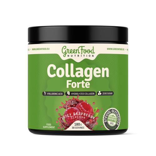 GreenFood Nutrition Collagen Forte juicy raspberry