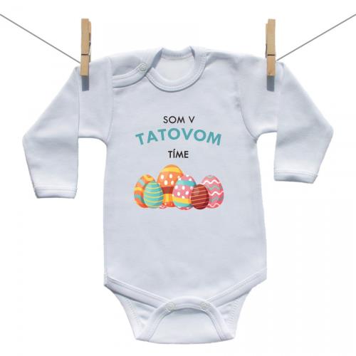 Boodyy Body s dlhým rukávom Som v tatovom tíme 50 (0 mesiacov)