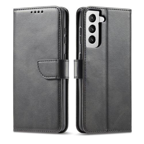 MG Magnet knižkové kožené puzdro na Samsung Galaxy S22 Plus, čierne
