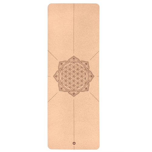 Korková podložka na jogu Bodhi Flower of Life