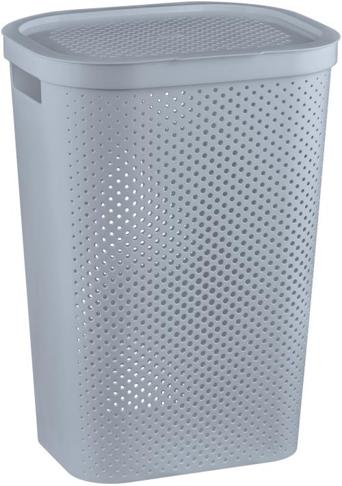 Kôš na bielizeň Curver Infinity Dots 60L šedý