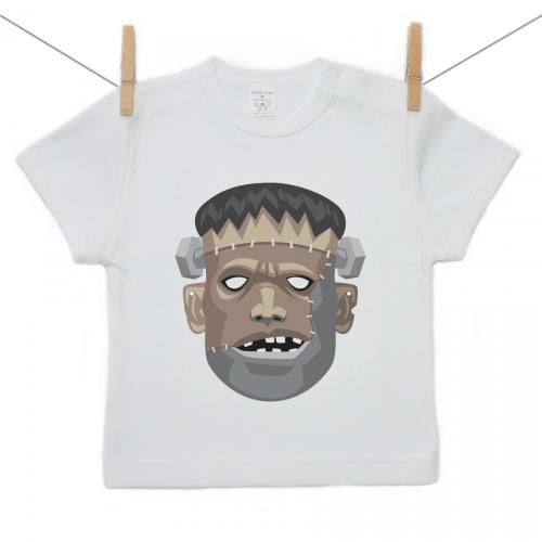 Boodyy Tričko s krátkym rukávom Halloween maska Frankenstein 68 (3-6 mesiacov)