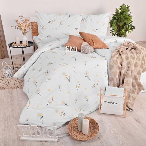 Obliečky bavlnené Sedmokrásky EMI Štandardný set jednolôžko obsahuje 1x 140x200 + 1x 70x90