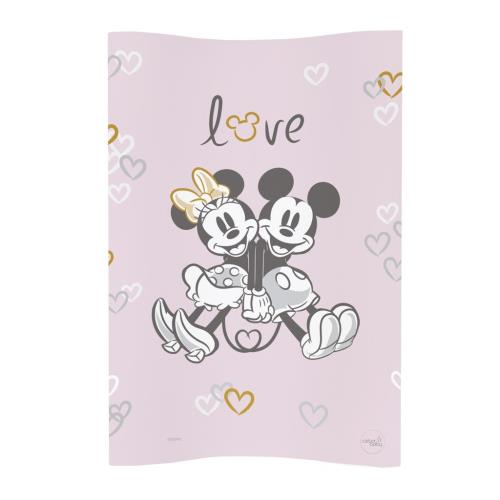 Podložka prebaľovacia mäkká COSY (50x70) Disney Minnie&Mickey Pink