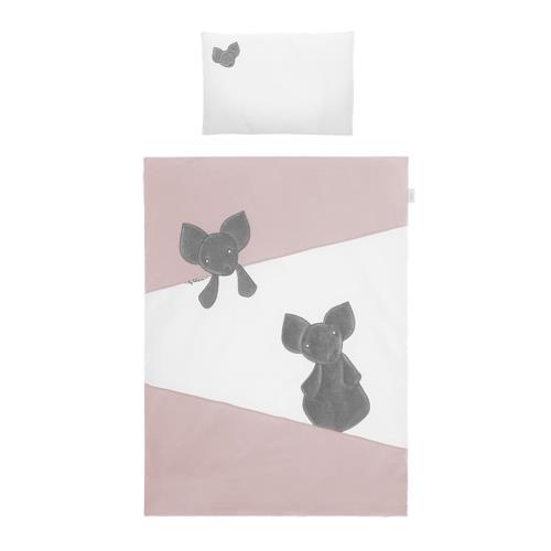 3-dielne posteľné obliečky Belisima Mouse 100/135 ružové , 20C42872