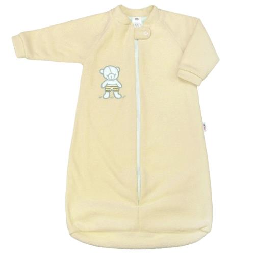 Dojčenský froté spací vak New Baby medvedík žltý 80 (9-12m), 20C39942