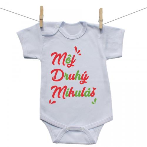 Boodyy Body s krátkym rukávom Môj druhý Mikuláš 98 (2-3 roky)