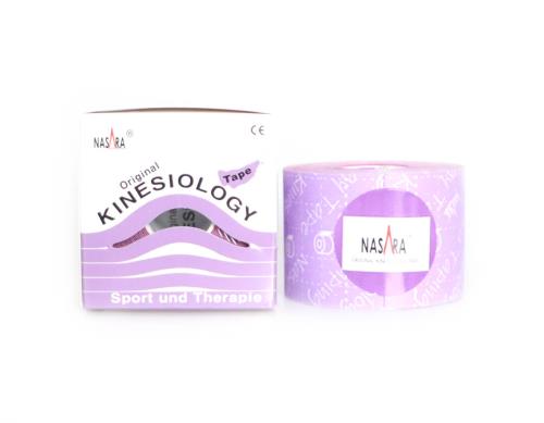Nasara Kinesiology Tape 5cm x 5m fialová