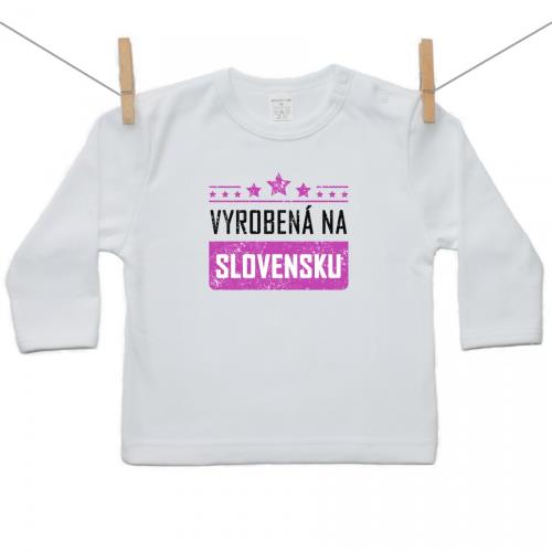 Boodyy Tričko s dlhým rukávom Vyrobená na Slovensku 86 (12-18 mesiacov)