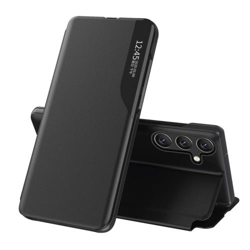 MG Eco Leather View knižkové puzdro na Samsung Galaxy A36, čierne