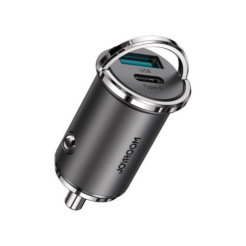 Joyroom C-A35 autonabíjačka USB-C / USB PD QC 45W 5A, sivá
