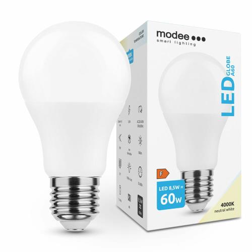 Modee LED Globe žiarovka A60 8,5W E27 806 lm neutrálna biela (ML-G4000K8,5WE27)