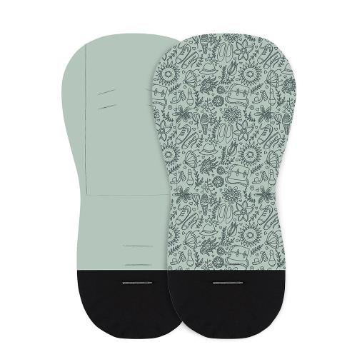 Vložka do kočíka Foamy Green Hipster