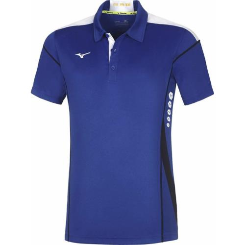 Mizuno Hex Rect Polo Pánske športové Polo tričko, modré, veľ. XL 8224-xl
