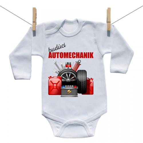 Boodyy Body s dlhým rukávom Budúci automechanik 50 (0 mesiacov) 2216-44156