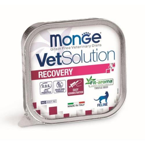 MONGE VetSolution Cat Recovery 100g paštéta pre mačky na nutričnú regeneráciu a rekonvalescenciu
