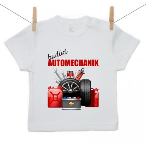 Boodyy Tričko s krátkym rukávom Budúci automechanik 116 (5-6 rokov) 2219-44184