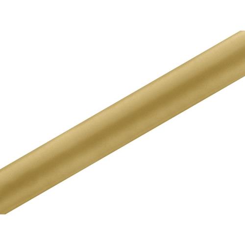 PartyDeco Saténová organza zlatá 0,36 x 9 m