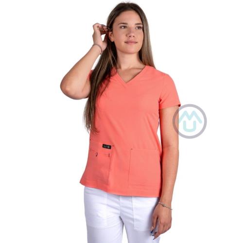 Dámska blúza BECCA TOP - coral XXS
