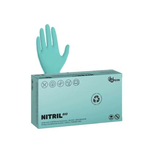 Nitrilové rukavice NITRIL BIO 100ks Zelená S