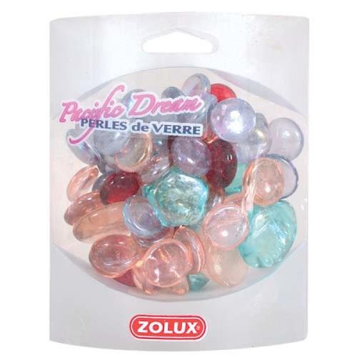 ZOLUX PACIFIC DREAM 420g dekorácia do akvária farebné sklenené kamienky