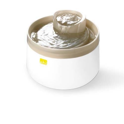 EBI Cascade 1,5l 22x22x15cm mocca fontánová napájačka s filtrom pre psov a mačky