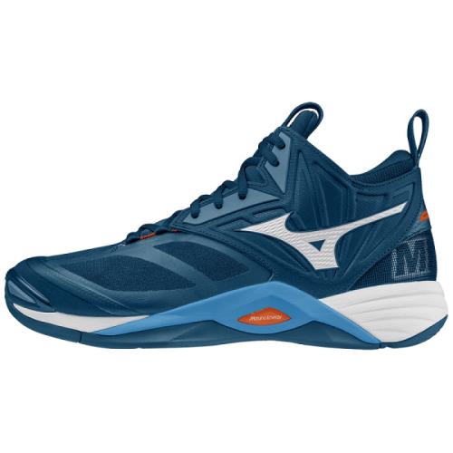Mizuno Wave Momentum 2 MID Pánska volejbalová obuv, modrá, veľ. 40,5 88160-405