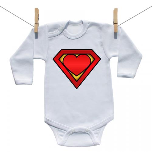 Boodyy Body s dlhým rukávom Super baby 98 (2-3 roky)