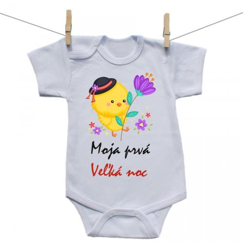 Boodyy Body s krátkym rukávom Moja prvá Veľká noc Chlapec 62 (2-4 mesiace)