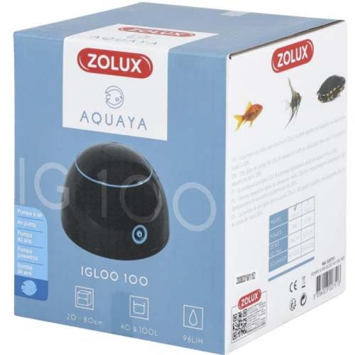 ZOLUX IGLOO 100 1,8W čierny vzduchovací motorček do akvária 40-100l