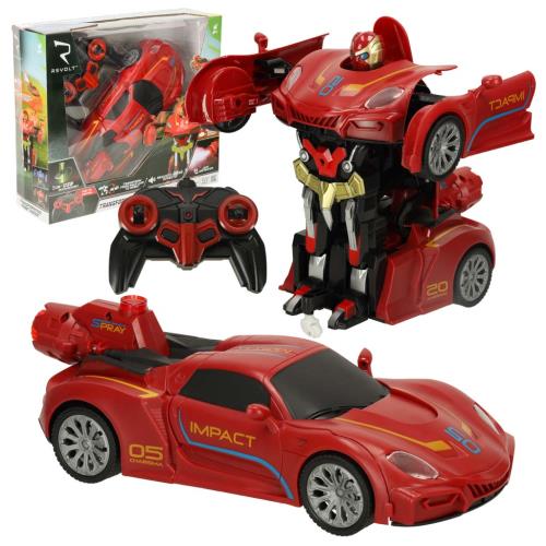 Diaľkovo ovládané transformátorové auto Revolt TRANSFORMING ROBOT RACER