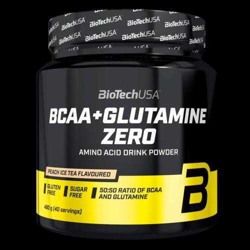 BioTech USA BCAA + Glutamine Zero 480 g citrón