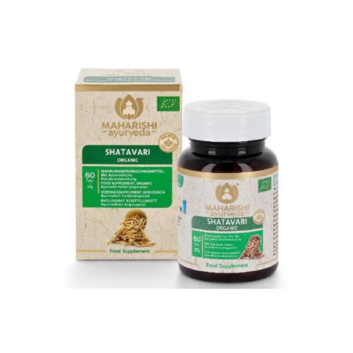 Maharishi Ayurveda Shatavari hormonálna rovnováha, trávenie a spánok 60 tabliet BIO