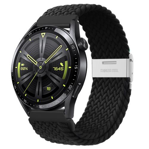BStrap Elastic Nylon 2 remienok na Samsung Galaxy Watch 3 41mm, black