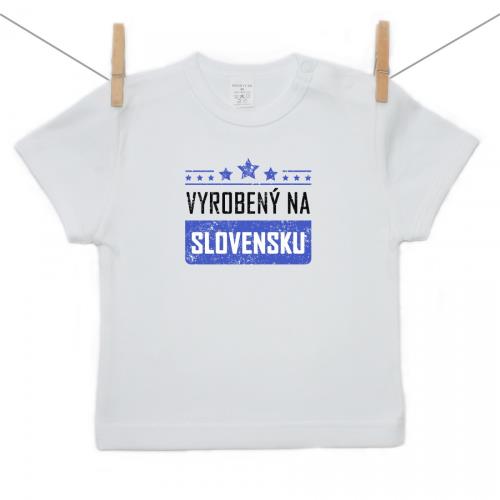 Boodyy Tričko s krátkym rukávom Vyrobený na Slovensku 134 (8-9 rokov) 706-86164