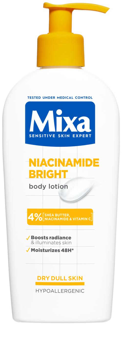 Mixa Niacinamide Bright telové mlieko