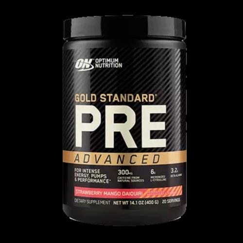 Optimum Nutrition Platinum Pre-workout 420 g modrá malina