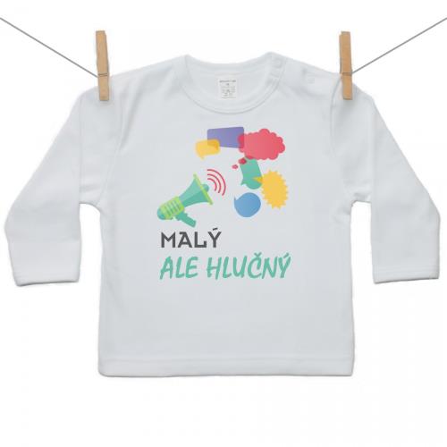 Boodyy Tričko s dlhým rukávom Malý ale hlučný 68 (3-6 mesiacov) 753-25065