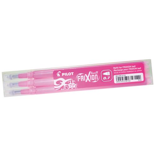 Pilot Náhradná náplň do rollera Frixion Point 0,7mm ružová 3ks-Pilot