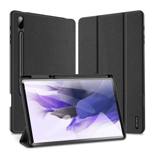 DUX DUCIS Domo puzdro na Samsung Galaxy Tab S7 FE / Tab S7 Plus / Tab S8 Plus, čierne
