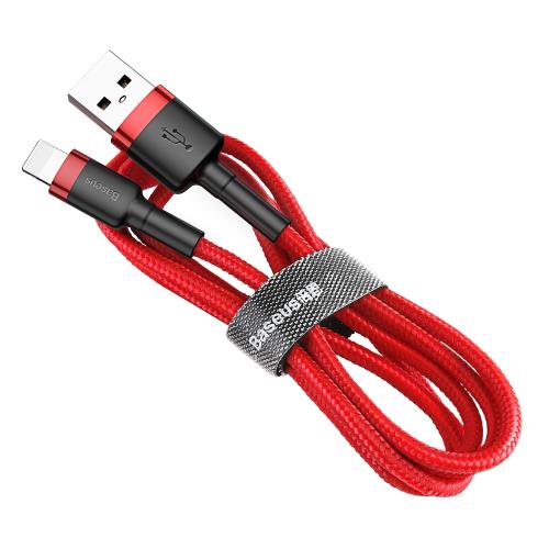 Baseus Cafule kábel USB / Lightning QC3.0 1m, červený